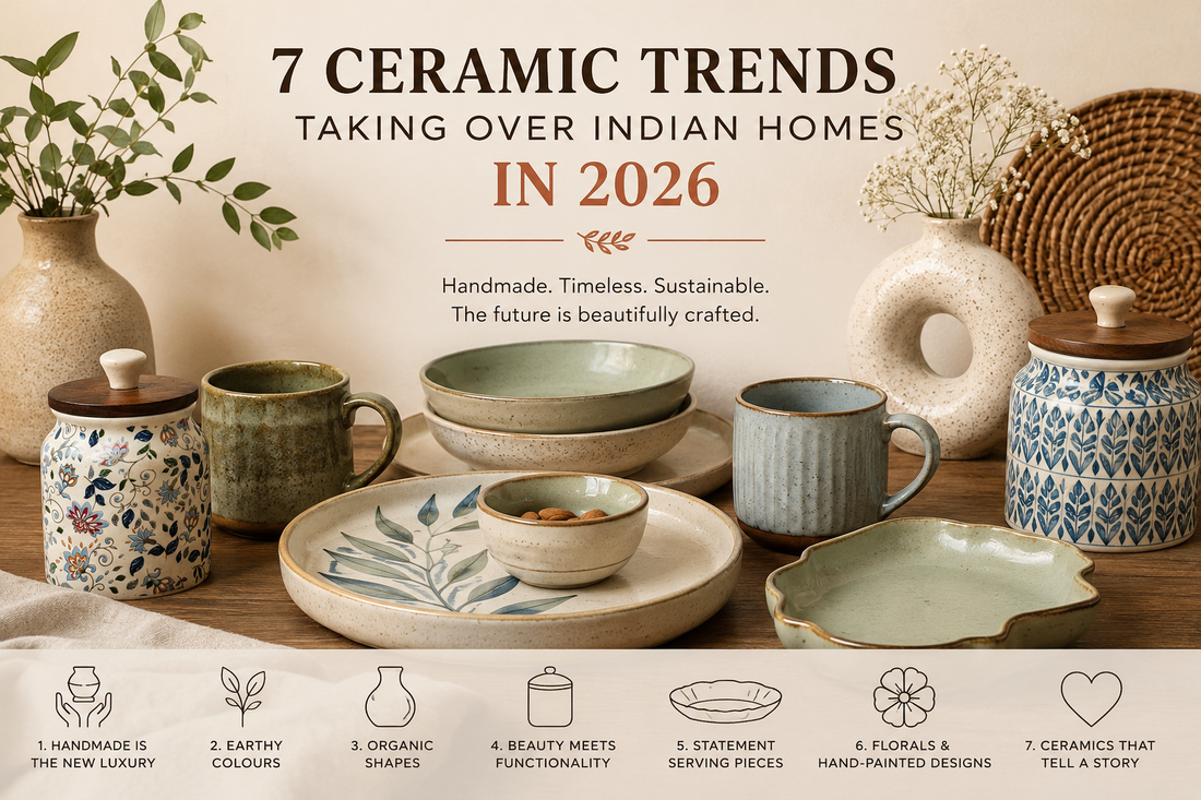 7 Ceramic Trends Taking Over Indian Homes in 2026