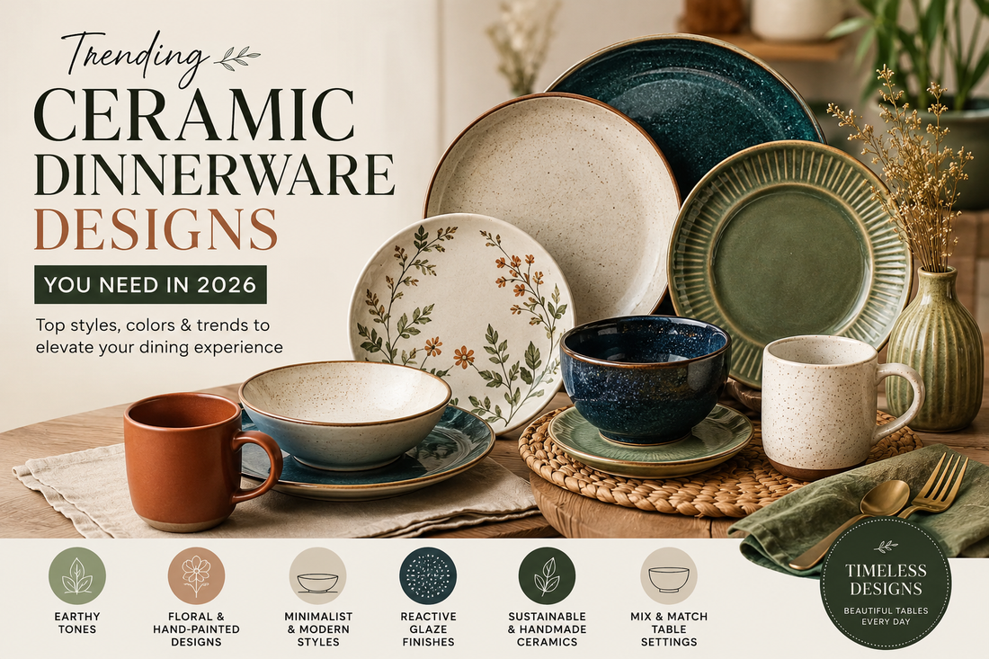 Trending Ceramic Dinnerware Designs You Need in 2026