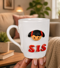 BRO/SIS Personalized Mug - A Fun Gift for Your Favorite Brother/Sister