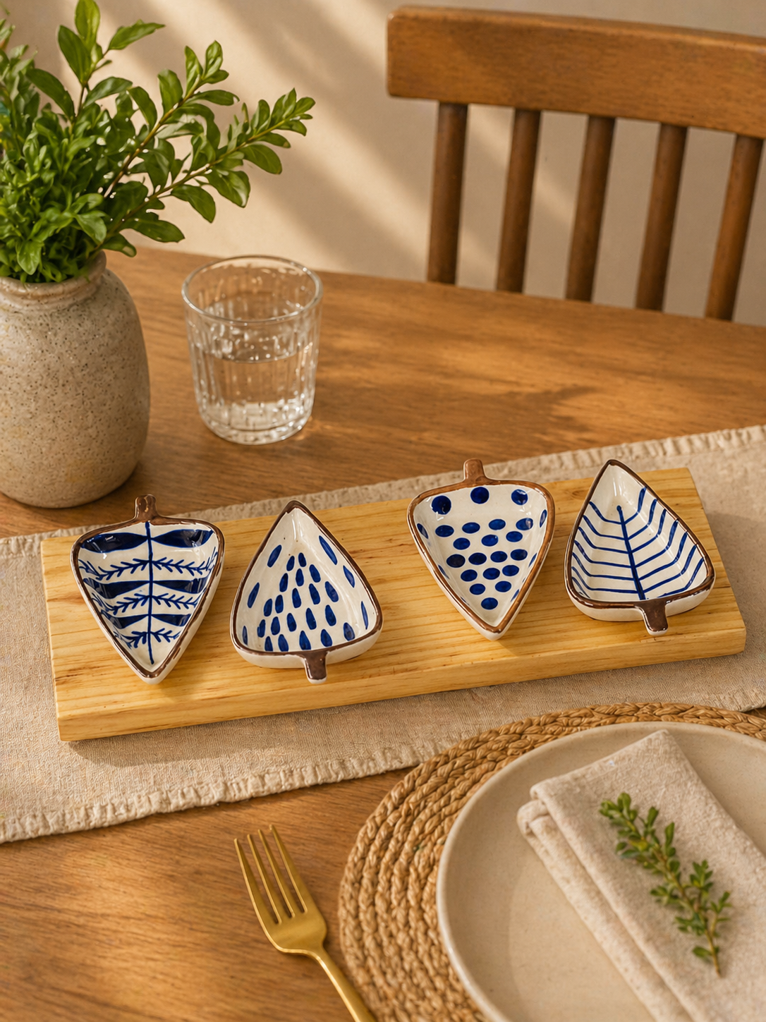 Leaf shaped  Platter