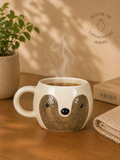 Cute Animal Face Ceramic Mug