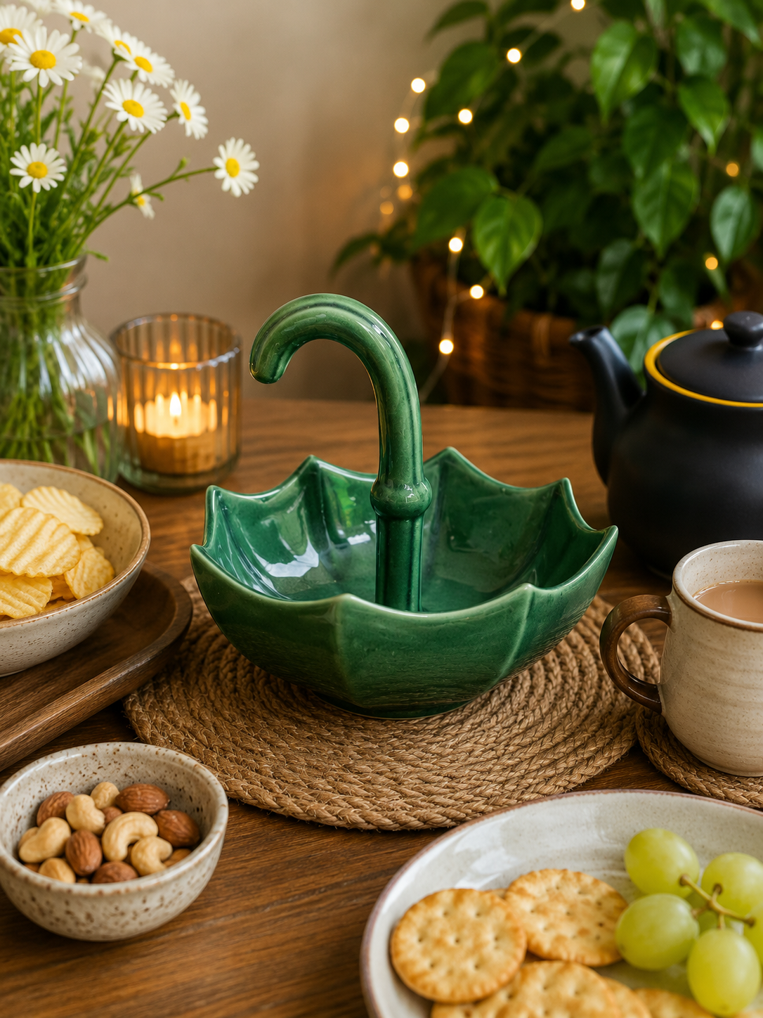 Umbrella Ceramic Platter
