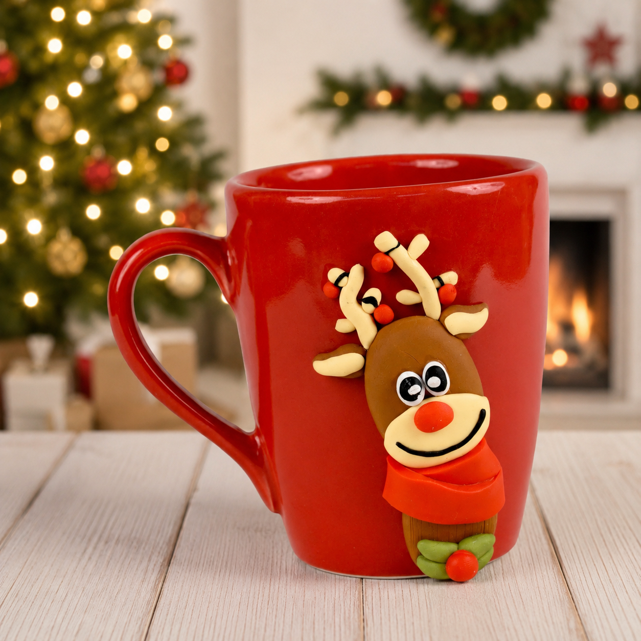 Reindeer Ceramic Mug
