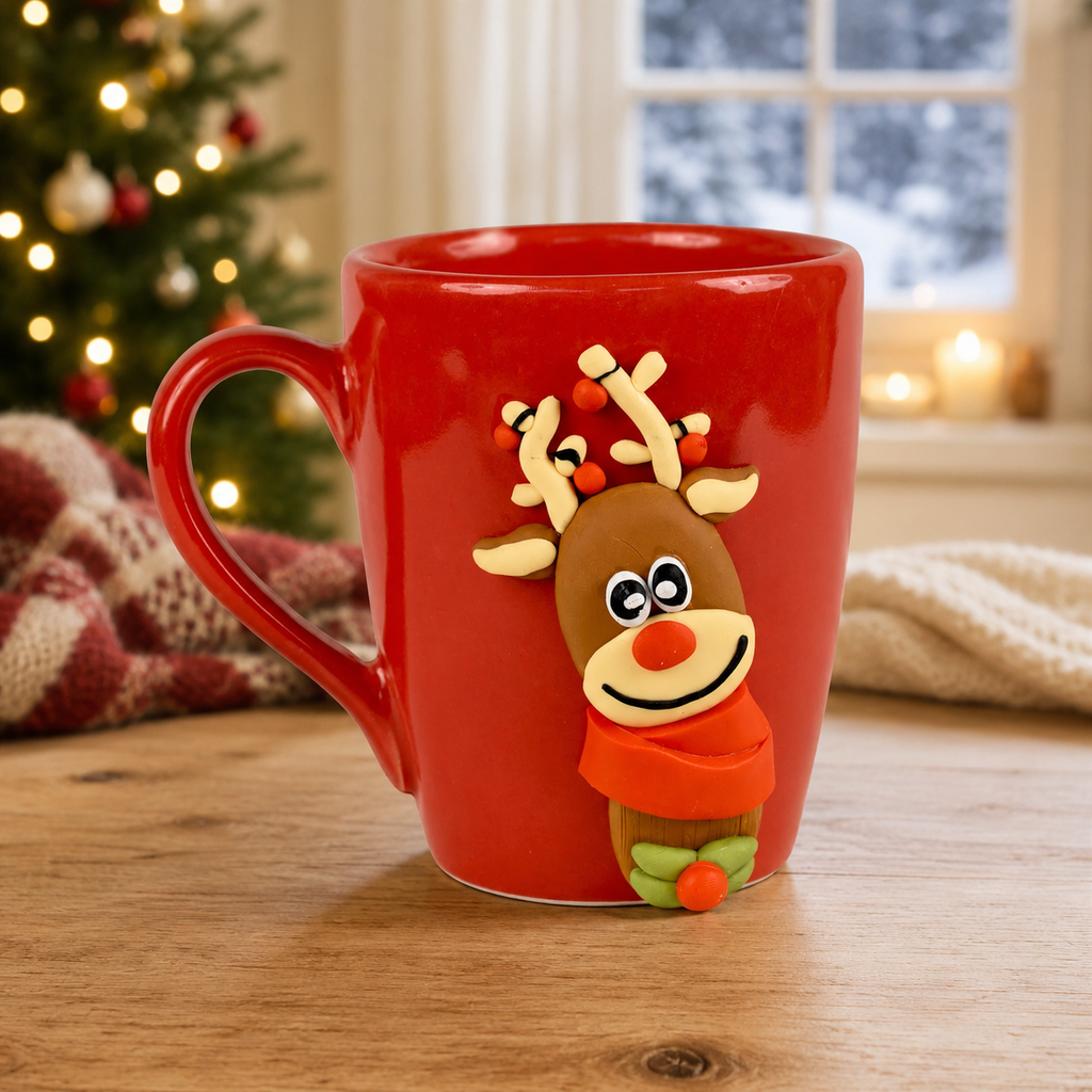 Reindeer Ceramic Mug