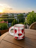 Strawberry Bliss Ceramic Mug 🍓