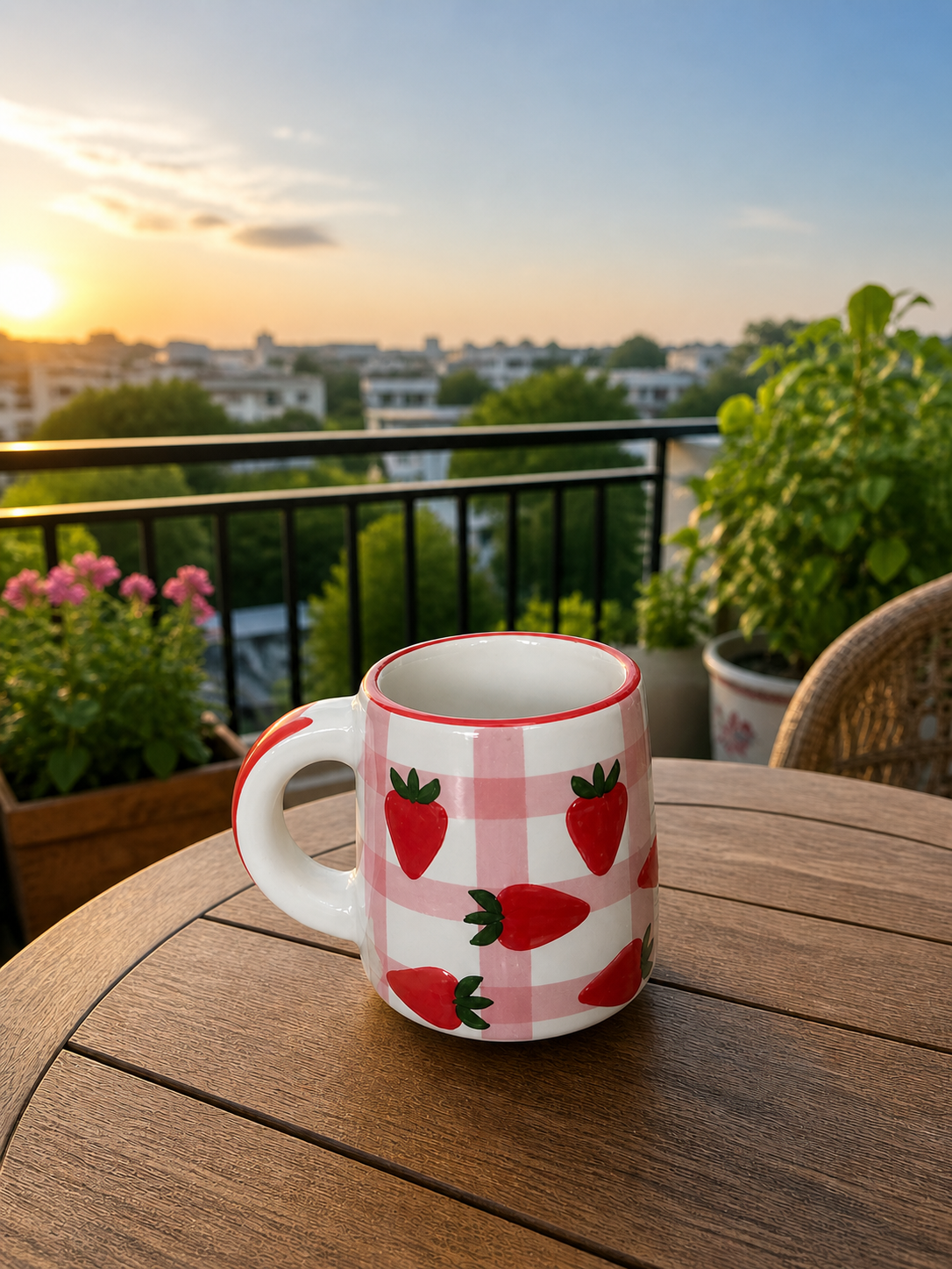 Strawberry Bliss Ceramic Mug 🍓