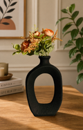 Modern Arch Ceramic Vase – Sculptural Statement Piece