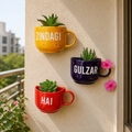 Motivational Mug Planter Set (Set of 3