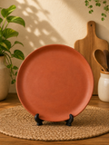Handcrafted Terracotta Serving Plate – 11 Inch