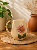 Handcrafted Floral Ceramic Mug