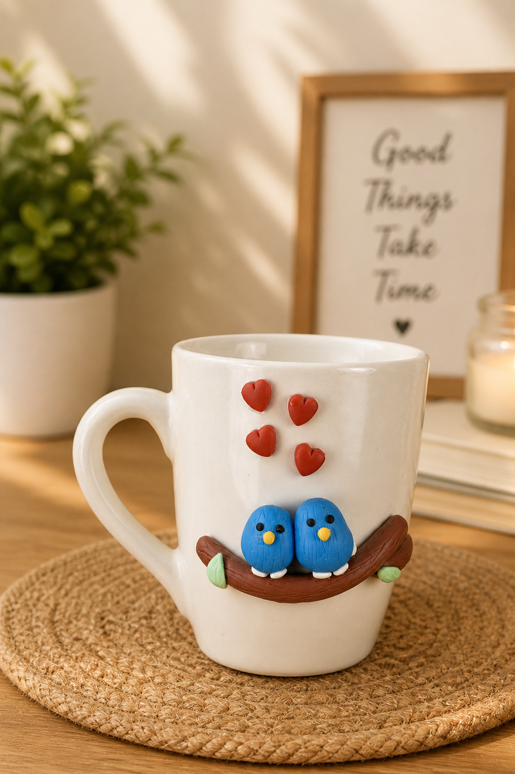 Love Birds Ceramic Mug
