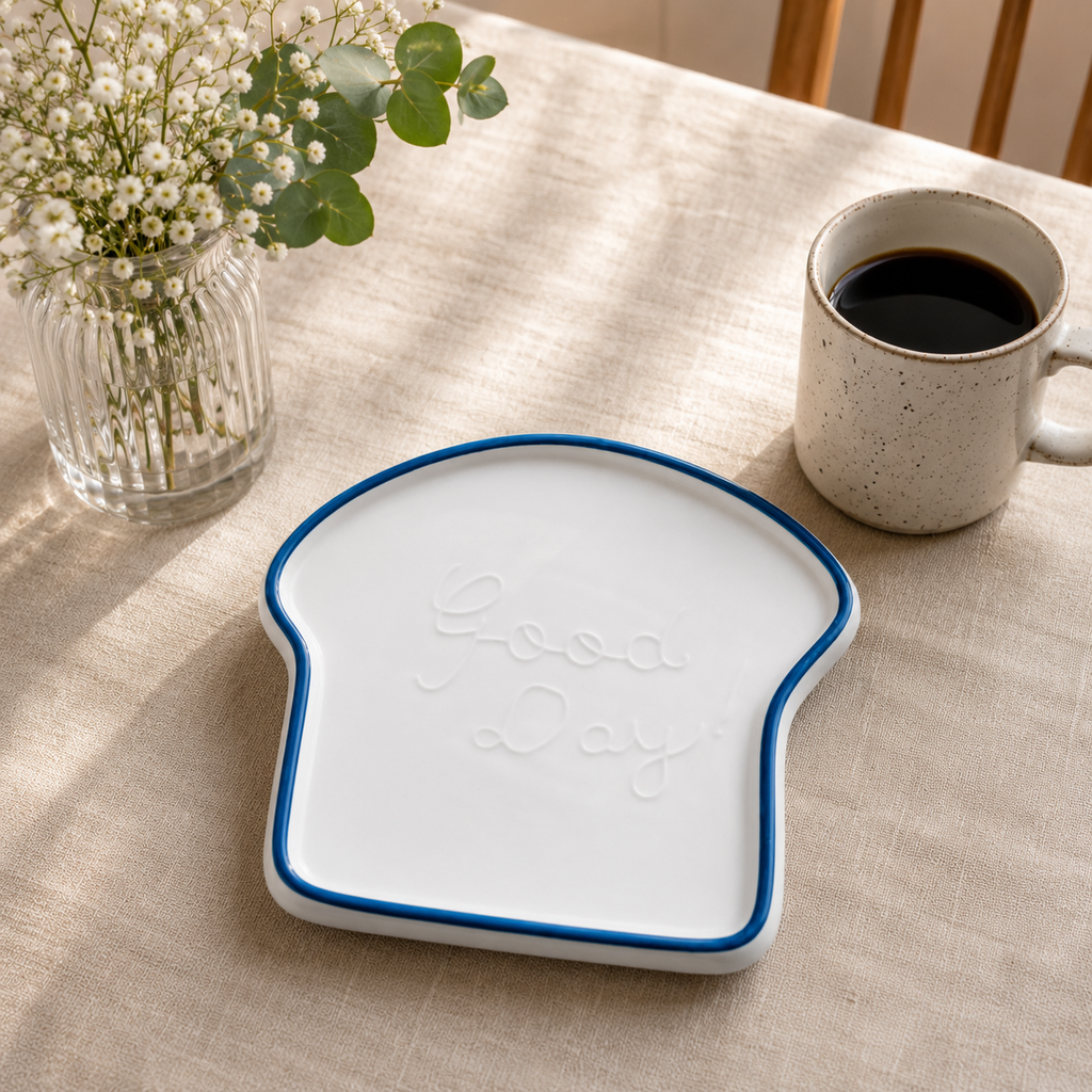 Good Day Ceramic Breakfast Platter
