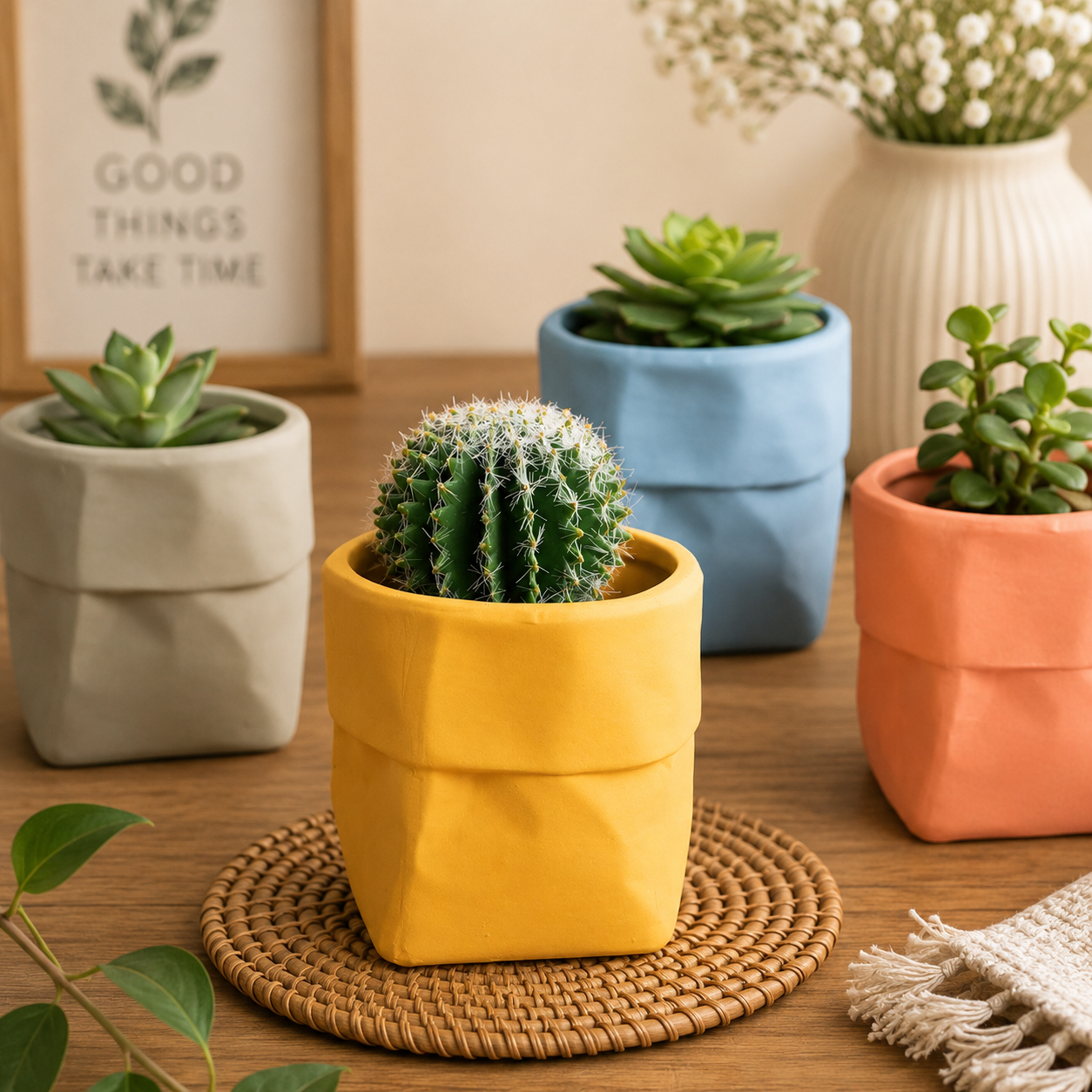 Nordic Bag Shape Planter – Made on Order