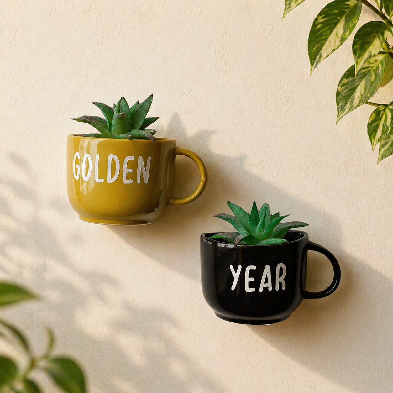 Hanging Mug Planters (Set of 2 )