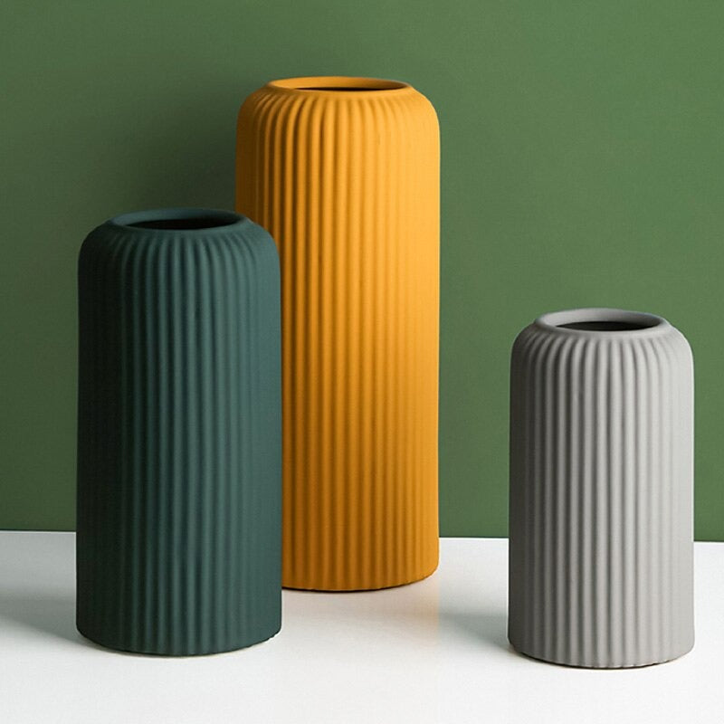 Table top flower vase Matt (set of 3) – Modern Minimalist Collection