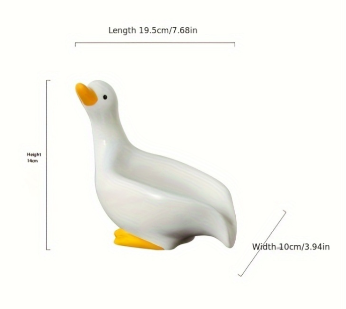 Duck Ceramic Soap Holder Set