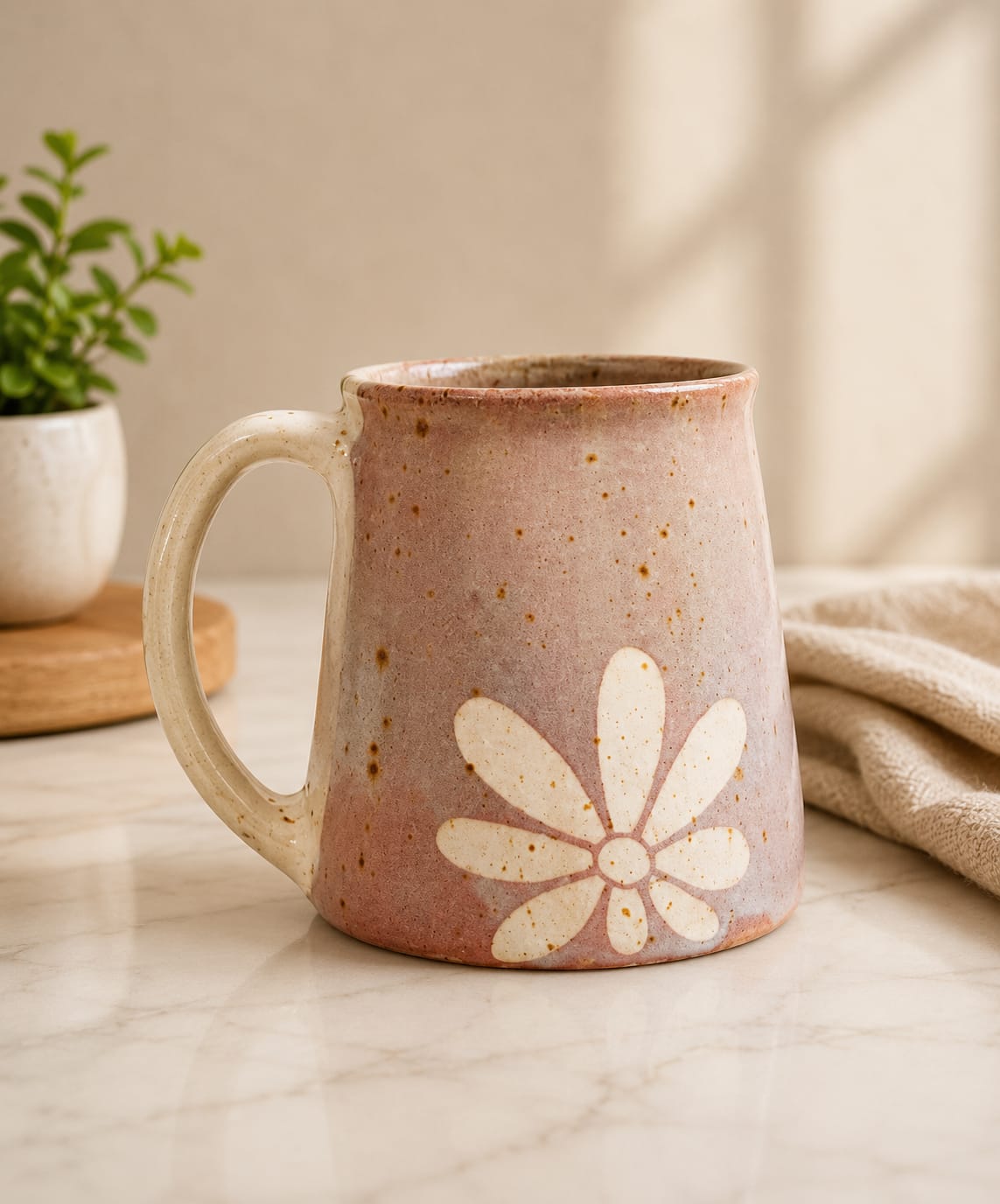 Blush Bloom Ceramic Mug