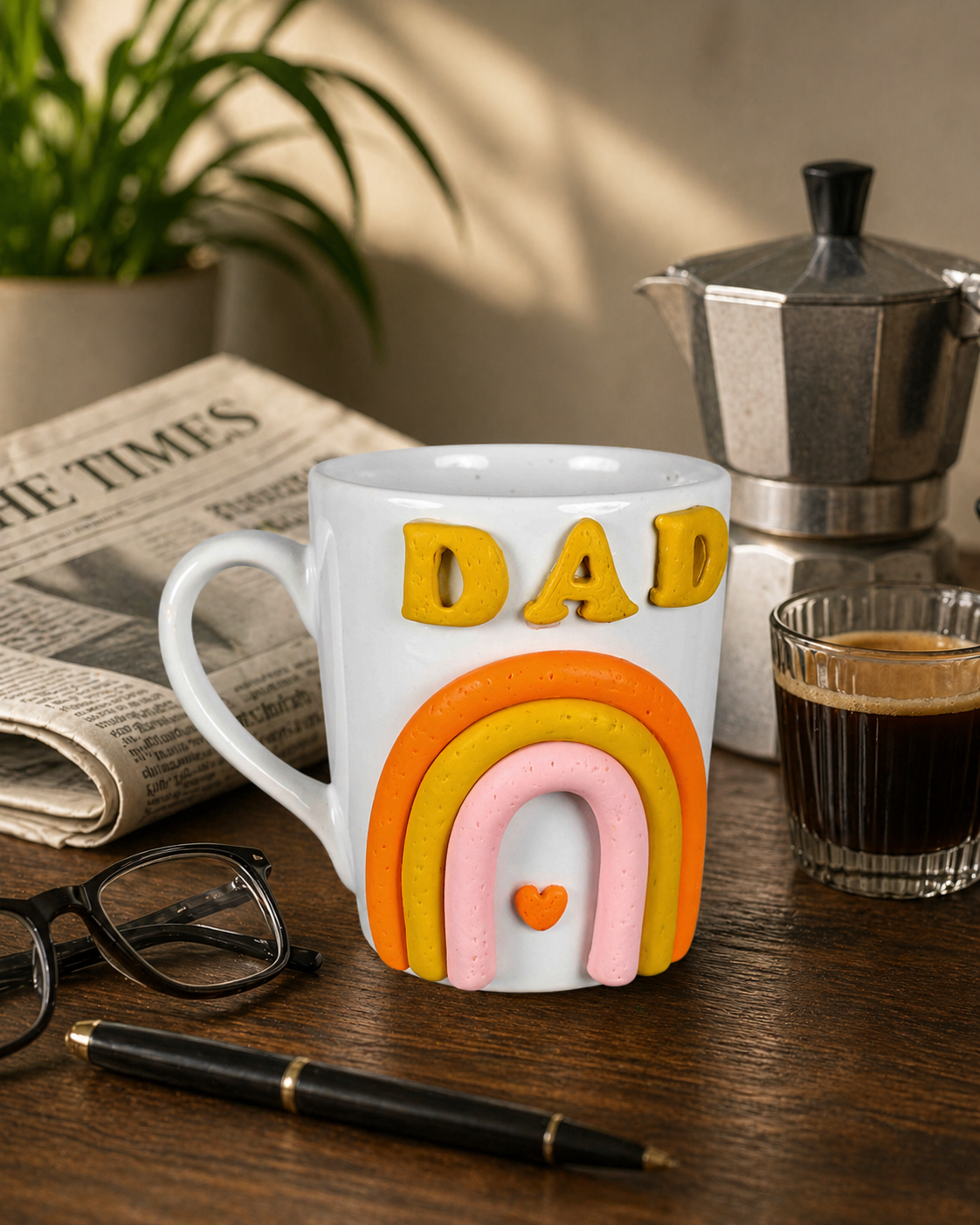 Mom & Dad Rainbow Mug Set