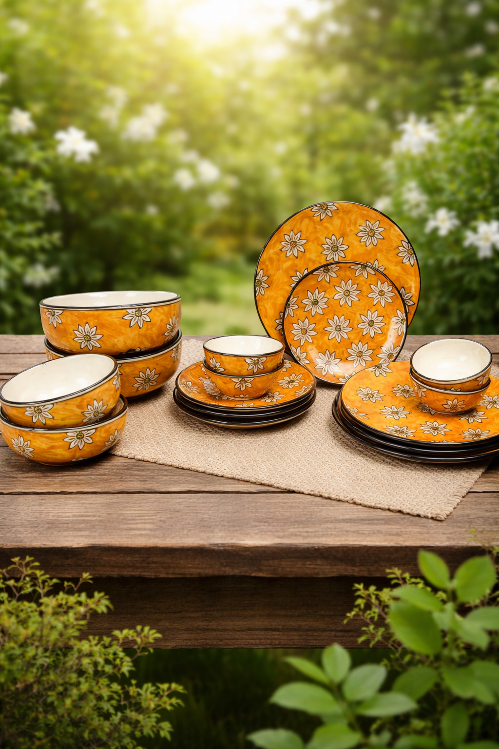 Sunflower Glow Dinnerware Set